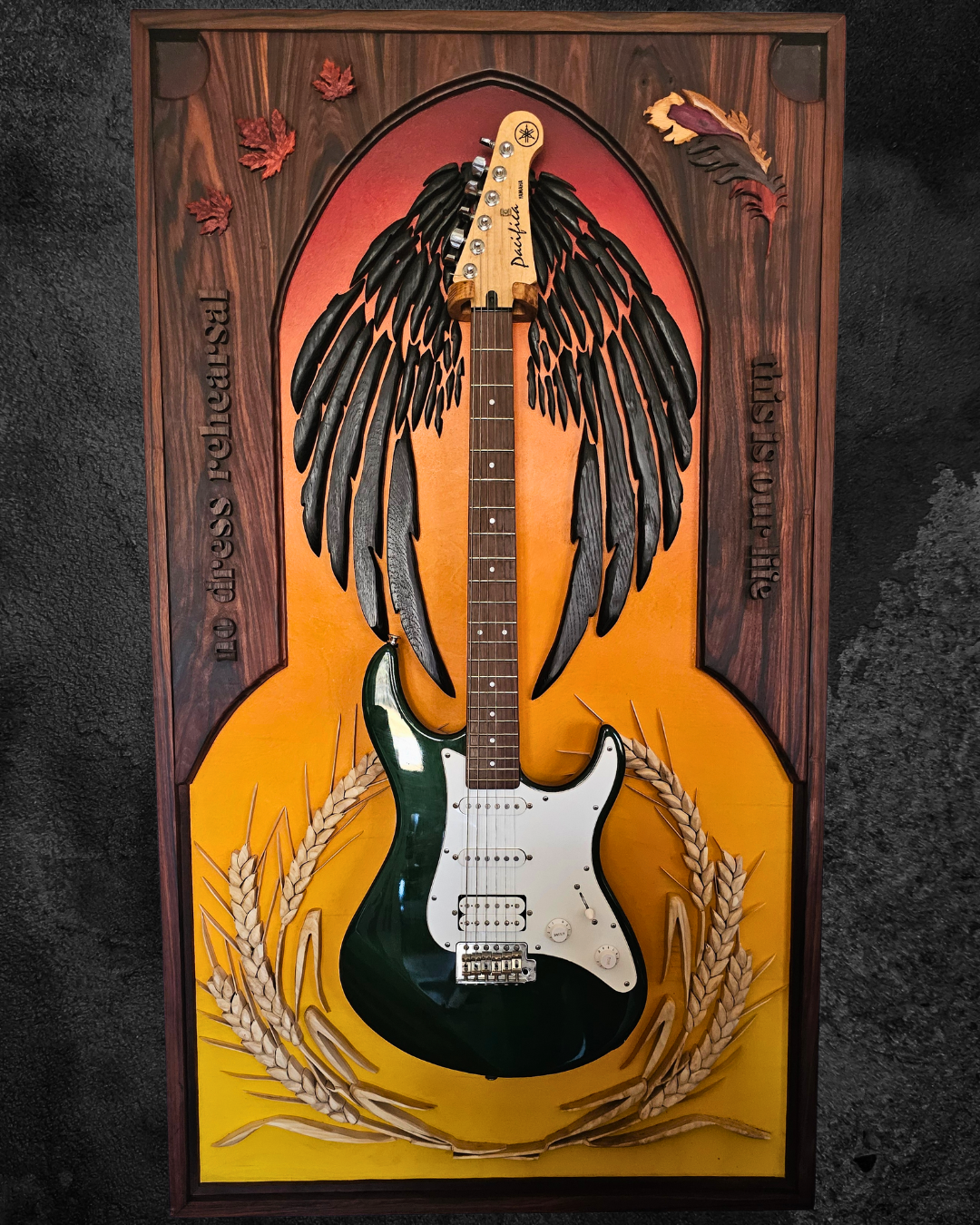 Tragically Hip Tribute Piece - Guitar Stand