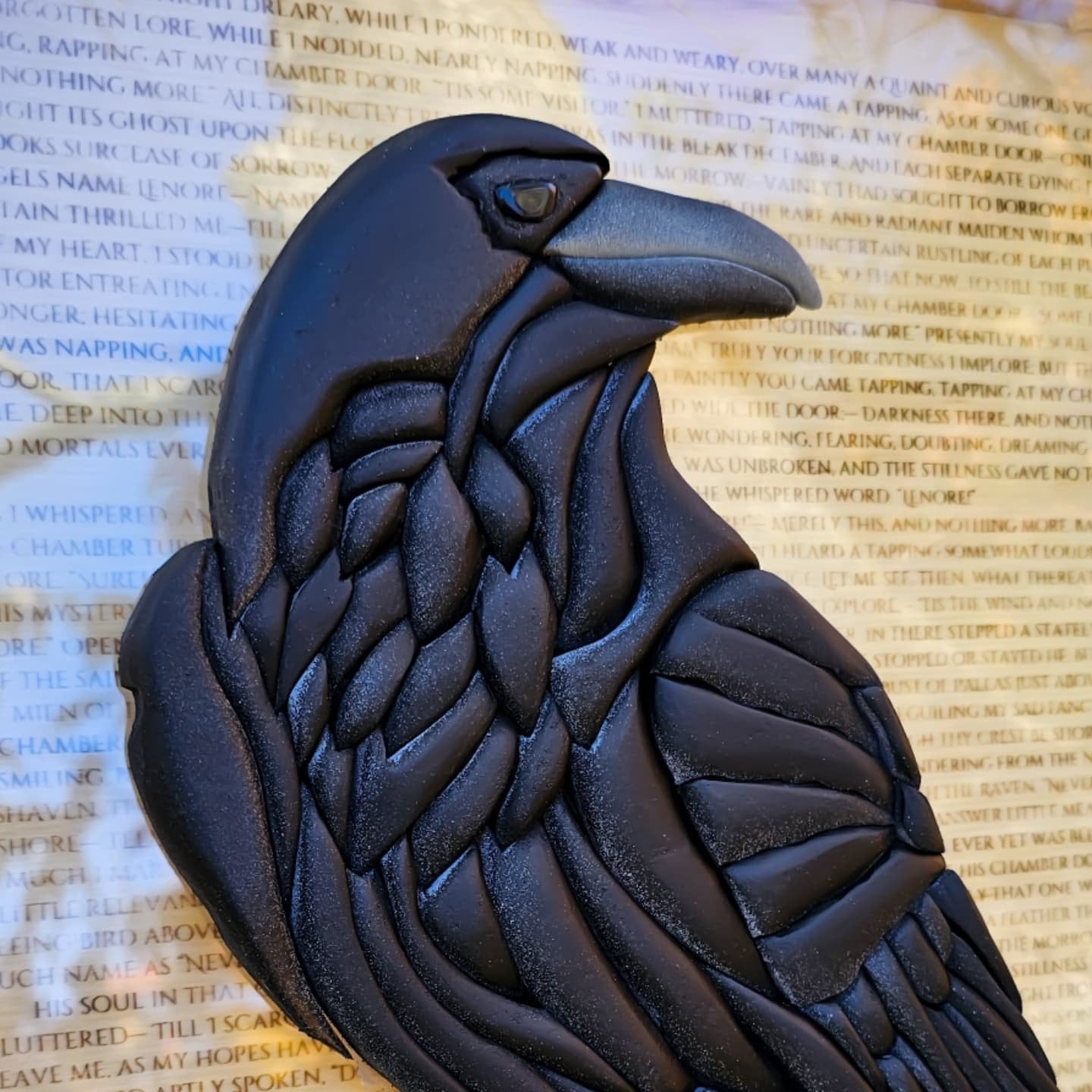 "The Raven" - Edgar Allan Poe Inspired Wood Art