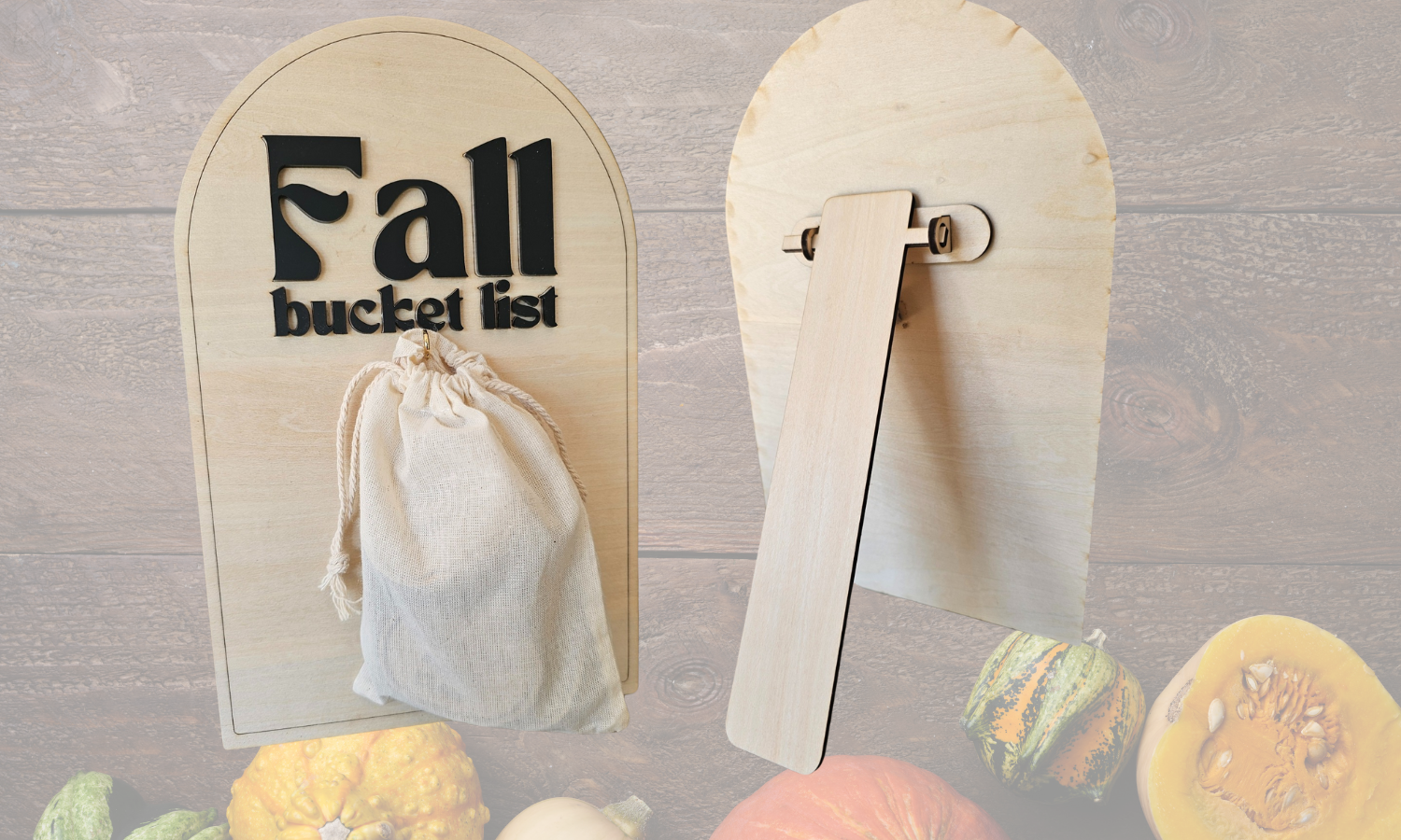 Fall Bucket List - Wood Game