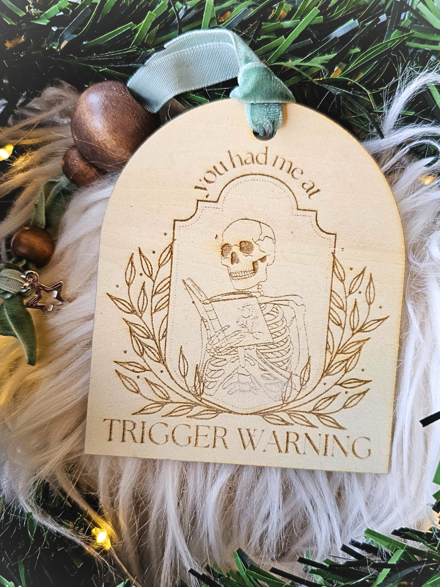 "You Had Me at Trigger Warning" Multi-Use Charm/Bookmark